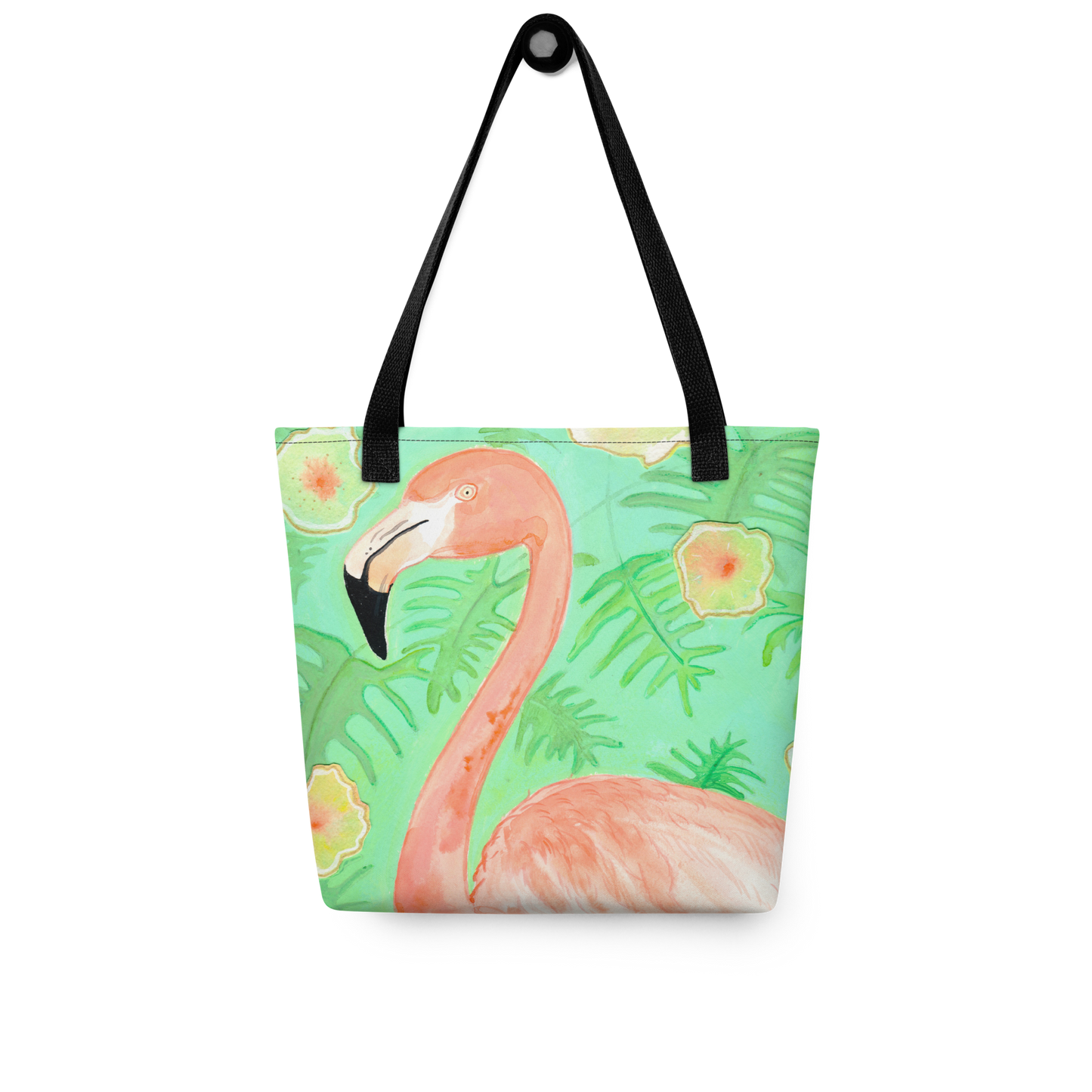 Flamingo Tote bag - Aquamarine Design - Artistic Gifts for Women - Art by Artist Tania Herrera from Aquamarine Design Studio