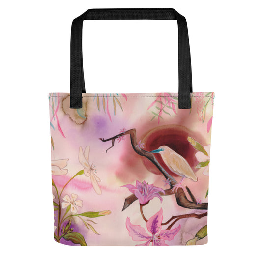 Beautiful Garden Tote bag - Aquamarine Design - Artistic Gifts for Women - Art by Artist Tania Herrera from Aquamarine Design Studio