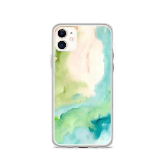 Soft Green Clear Case for iPhone®