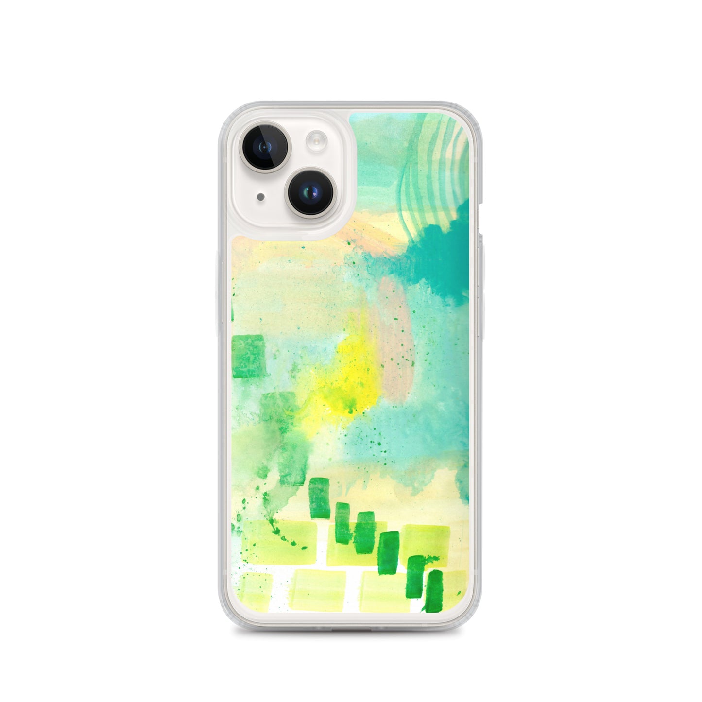 Abstract Aqua Clear Case for iPhone®