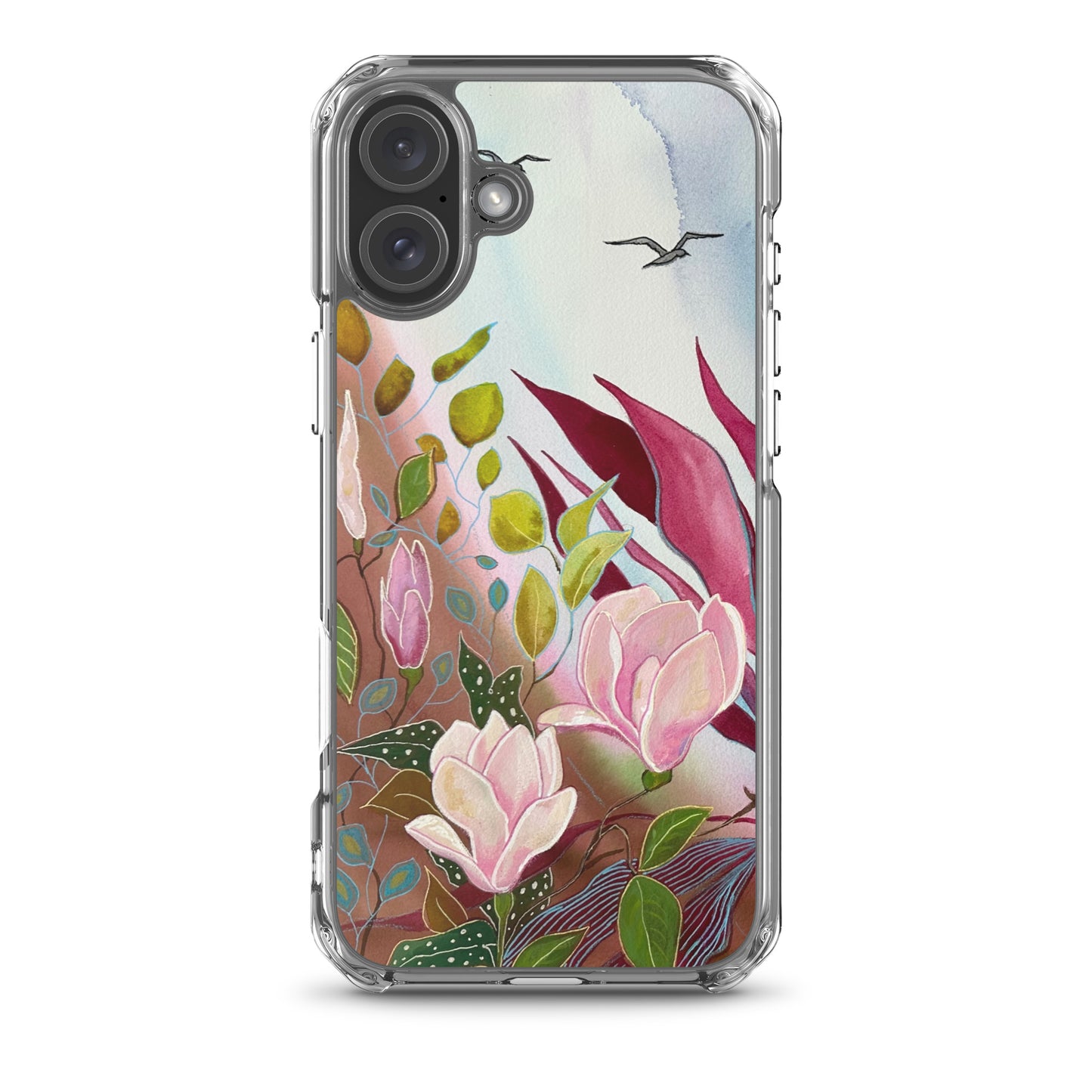 Pink Garden Clear Case for iPhone®