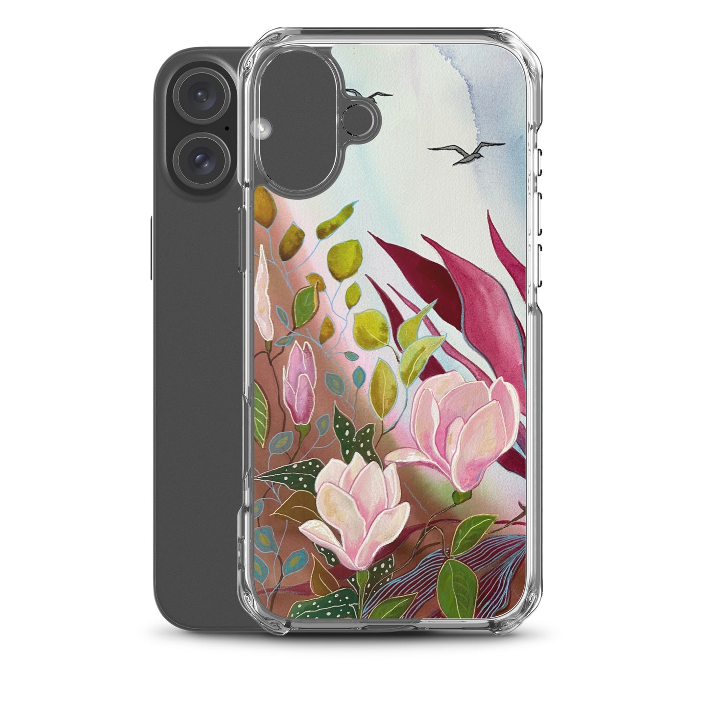 Pink Garden Clear Case for iPhone®