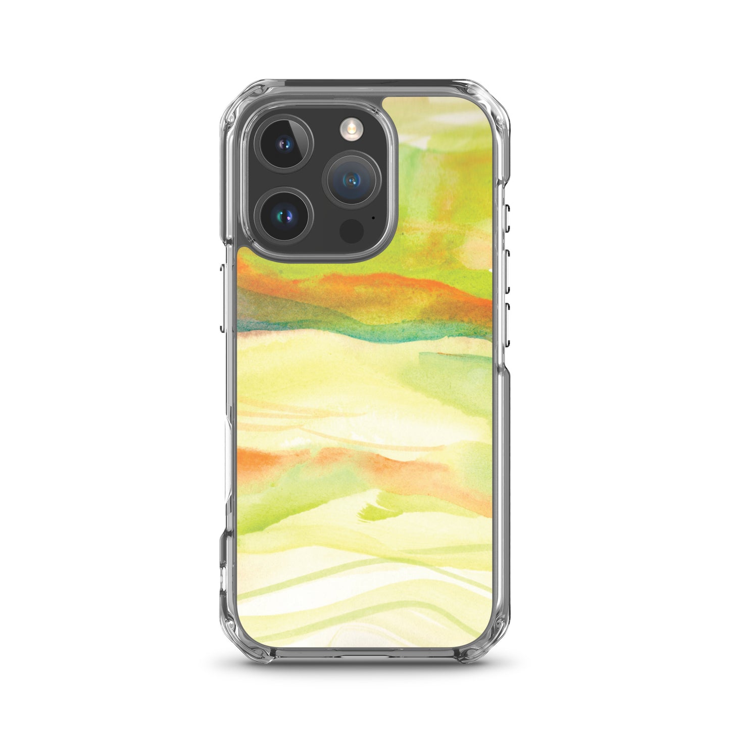 Watercolor Green Landscape Clear Case for iPhone®