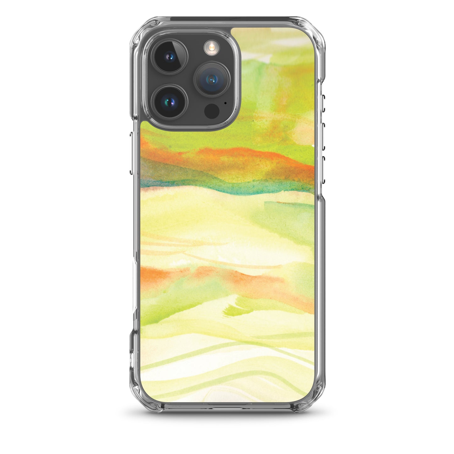 Watercolor Green Landscape Clear Case for iPhone®