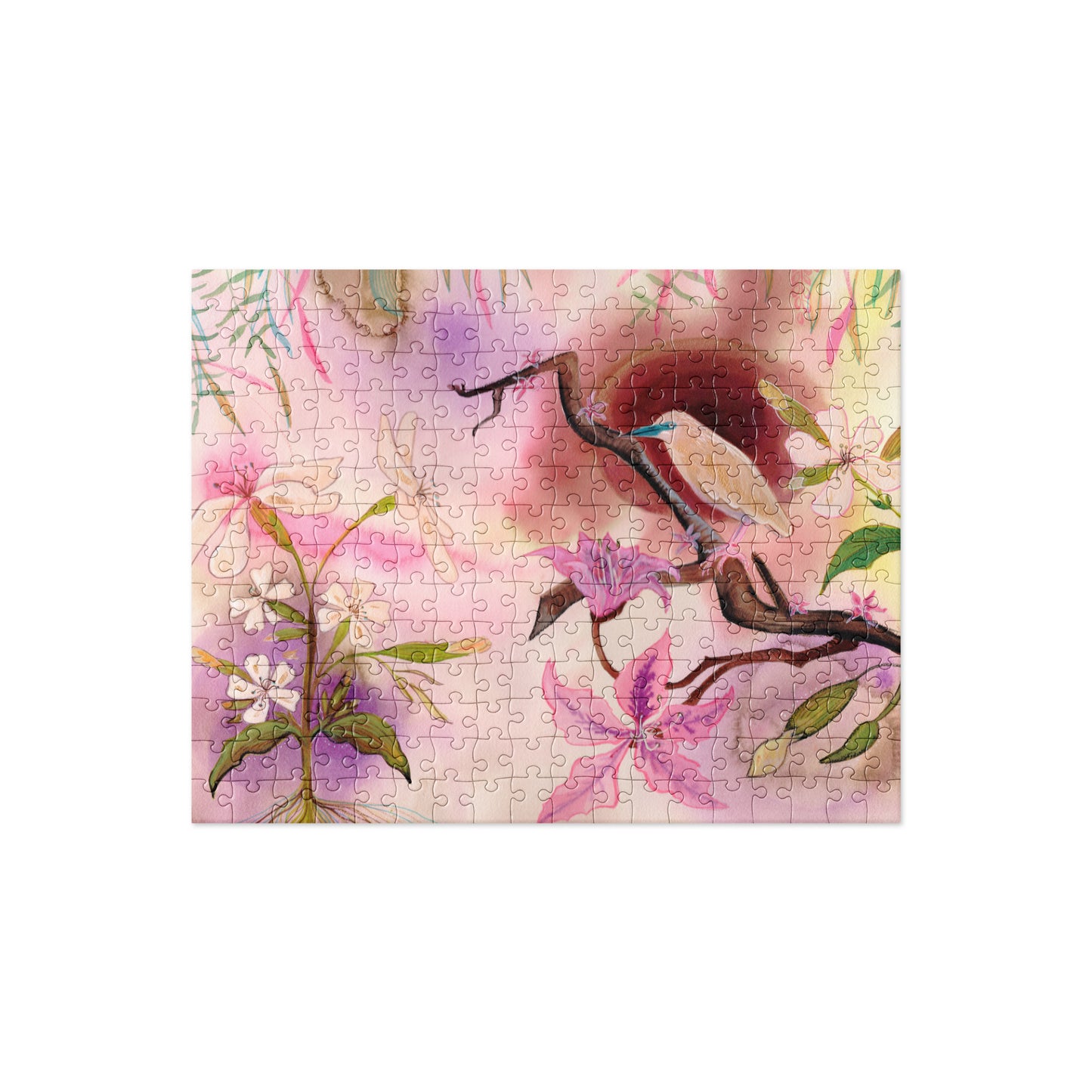 Beautiful Garden Jigsaw puzzle - Aquamarine Design - Artistic Gifts for Women - Art by Artist Tania Herrera from Aquamarine Design Studio