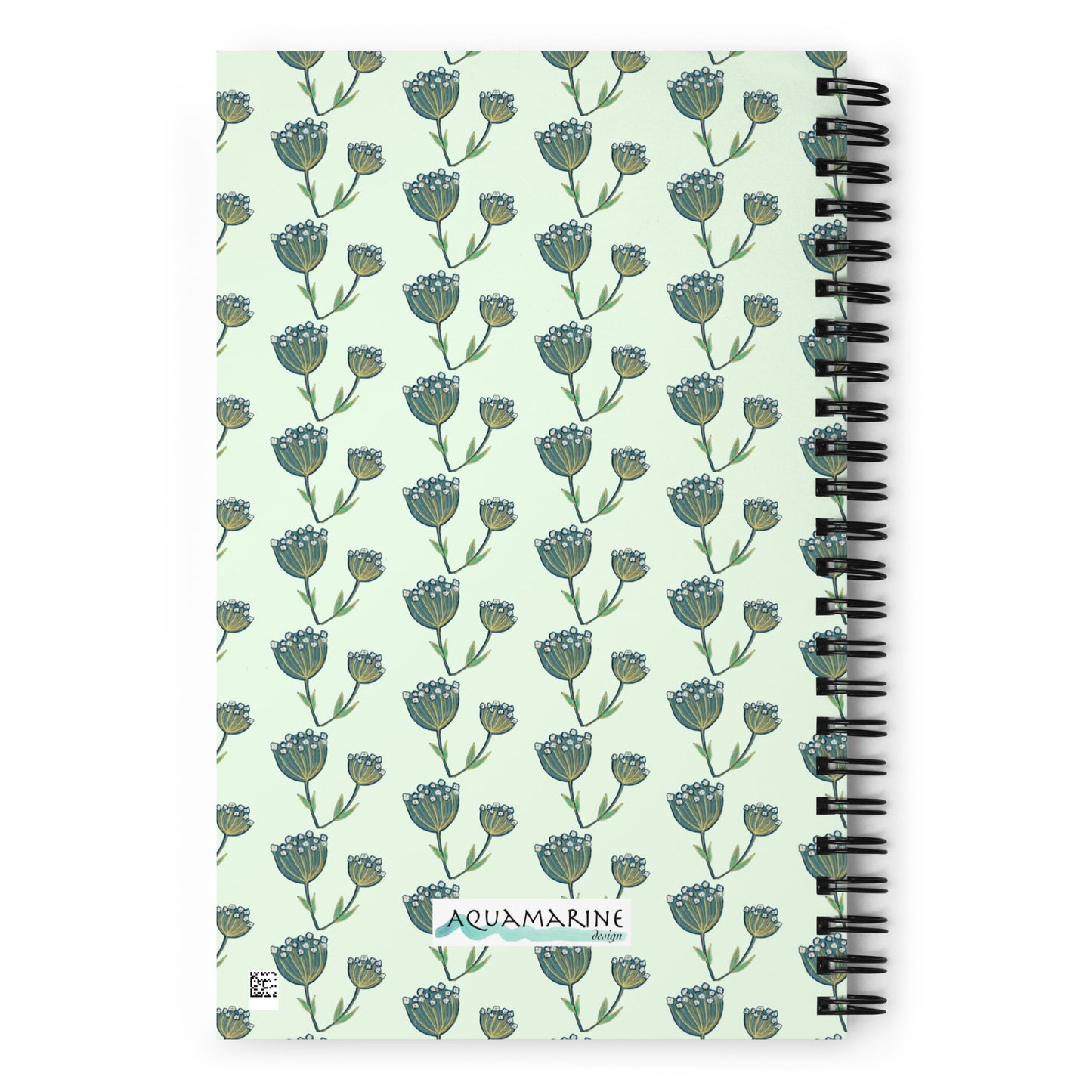 Be Happy Butterfly- Spiral notebook - Aquamarine Design - Artistic Gifts for Women - Art by Artist Tania Herrera from Aquamarine Design Studio