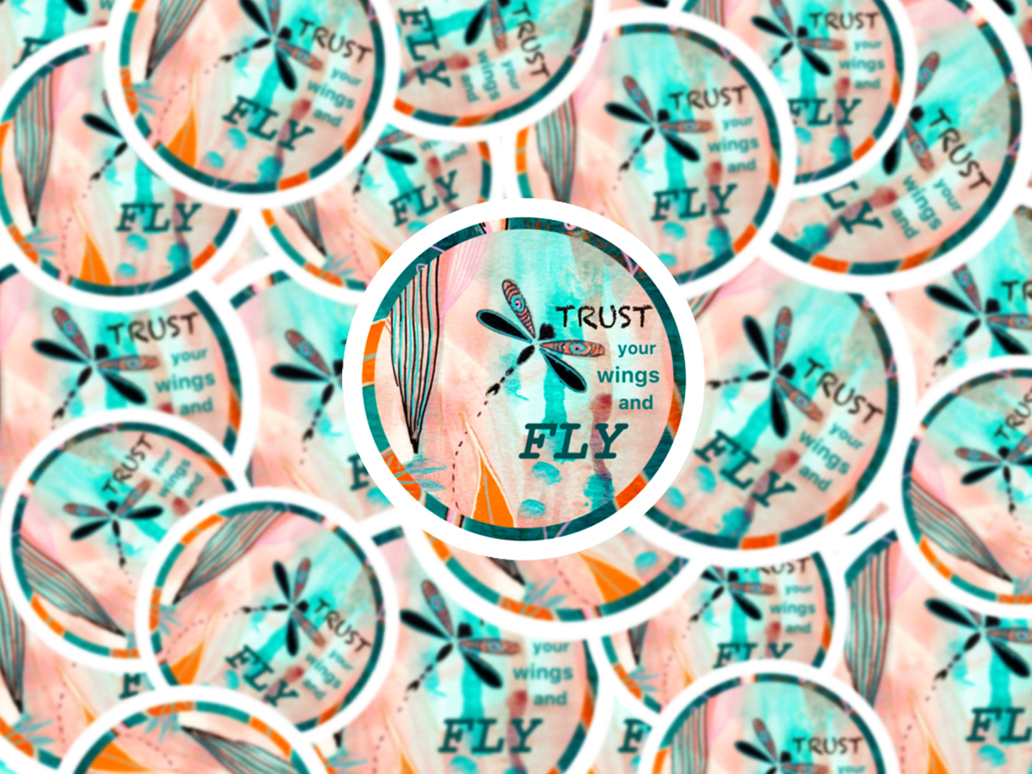 Trust your Wings Bubble-free stickers
